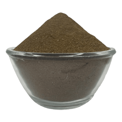 Cupric Chloride Anhydrous yellowish-brown powder in a bowl